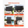 image:imageVEVOR Wooden Privacy Screen36 W x 73 H Outdoor Privacy Screen Freestanding Wood Privacy Panel with StandOutdoor Divider for Balcony Patio Lawn GardenBlack
