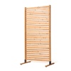 image:imageVEVOR Wooden Privacy Screen36 W x 73 H Outdoor Privacy Screen Freestanding Wood Privacy Panel with StandOutdoor Divider for Balcony Patio Lawn GardenNatural Wood
