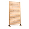 image:imageVEVOR Wooden Privacy Screen36 W x 73 H Outdoor Privacy Screen Freestanding Wood Privacy Panel with StandOutdoor Divider for Balcony Patio Lawn GardenNatural Wood