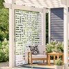 image:imageVEVOR Wooden Privacy Screen36 W x 73 H Outdoor Privacy Screen Freestanding Wood Privacy Panel with StandOutdoor Divider for Balcony Patio Lawn GardenWhite Street