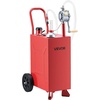 image:imageVEVOR 15 Gallon Fuel Gas Caddy Carbon Steel Portable Fuel Transfer Storage Tank with Manual Pump amp Rolling Wheels Gasoline Diesel Can Container for Cars Lawn Mowers ATVs Boats Motorcycles Red