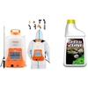 image:imageVEVOR 4 Gallon Battery Powered Backpack Sprayer Bundle with Gordons 20 Ounce SpeedZone Lawn Weed Killer