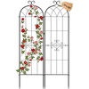 image:imageVEVOR 6 Packs Metal Garden Trellis for Climbing Plants Outdoor 71x20in Rustproof Plant Tall Trellis for Rose Vine Flowers and Vegetables2 PacksStyle2