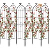 image:imageVEVOR 6 Packs Metal Garden Trellis for Climbing Plants Outdoor 71x20in Rustproof Plant Tall Trellis for Rose Vine Flowers and Vegetables6 PacksStyle2