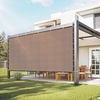 image:imageVEVOR 90 Sun Shade Cloth 8 x 12 ft Pergola Shade Cover with Stainless Steel Grommets Sun Shades Canopy Privacy Screen with 140 GSM HDPE Material for Outdoor Patio Garden and Backyard Brown8 x 12 ft Brown