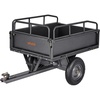 image:imageVEVOR ATV UTV Trailer Tow Behind Dump Cart 1500lbs 15 Cubic Feet Heavy Duty Yard Garden Trailer Pull Behind Dump Trailer for Lawn Mower TractorBlack