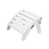 image:imageVEVOR Adirondack Ottoman 187L x 189W x 138H Inch HDPE Plastic Folding Adirondack Ottoman WeatherResistant Foot Rest for Adirondack Chair Widely Used for Outside Porch Pool Lawn Backyard BlueWhite