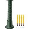 image:imageVEVOR Antique Hand Water Pump Stand Pitcher Pump Stand Cast Iron Well Pump Stand wPreset 05 Holes for Easy Installation Old Fashion Pitcher Hand Pump Stand for Home Yard Pond Garden Outdoors GreenGreen