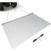 image:imageVEVOR Baseball Field Drag Mat Field Drag Yard Drag for ATVs UTVs Tractors Durable Galvanized Steel Mesh Drag Mat with Towing Chain for Gravel Driveway Ruts Farm Field Leveling6004 x 3598 x 039 inch