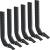 image:imageVEVOR Box Blade Shank 18 Scarifier Shank 4 Holes Box Scraper Shank Ripper Shank with Removable Tapered Teeth and Pins Adjustable Shanks Assembly for Replacement Digging Plowing 6PCS18 6PCS