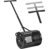 image:imageVEVOR Compost Spreader 165 Wide Peat Moss Spreader with T Shaped Handle 3 Heights Adjustable PowderCoated Steel Garden Peat Moss Roller Heavy Duty Grass Seed Roller for Planting Seeding BlackBlack