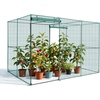 image:imageVEVOR Crop Cage 116 x 39 x 63 ft Plant Protection Tent with Zippered Door WindResistant Tall Crop Cage Easy to Install Outdoor Raised Bed Cover Tomato Plant Netting for Garden Patio Lawn95 x 636 x 636FtSquare