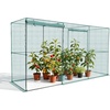 image:imageVEVOR Crop Cage 116 x 39 x 63 ft Plant Protection Tent with Zippered Door WindResistant Tall Crop Cage Easy to Install Outdoor Raised Bed Cover Tomato Plant Netting for Garden Patio Lawn116 x 39 x 63FtSquare