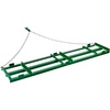 image:imageVEVOR Drag Harrow 4 ft Heavy Duty Tow Behind Drag Harrow with Adjustable Bars amp 72 in Chain Driveway Grader Landscape Rake for ATV UTV Tractor Mower Tow Behind Yard Lawn Leveling Tool8 FT Green