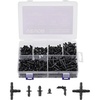 image:imageVEVOR Drip Irrigation Fittings Kit for 14 Tubing 300 Pcs Drip Irrigation System Parts Tees Straight Barb 4 Way Coupling Elbows End Plug Single Barbs Barbed Connectors for Yard Garden Lawn