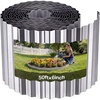 image:imageVEVOR Galvanized Steel Landscape Edging 40 ft x 12 in Metal Edging for Landscaping with Gloves EasytoInstall Bendable Metal Strips Heavy Duty Metal Garden Edge Border for Flower Bed Yard PathwaySilver