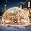 image:imageVEVOR Garden Dome Tent 15 x 95 ft Clear Bubble Tent House for 1214 Person Waterproof PVC Geodesic Dome Greenhouse with Ventilated Window Outdoor Igloo Tents for Patio Backyard Party CampingUpgrade95 ft x 57 FT