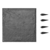 image:imageVEVOR Garden Stepping Stones 4Pcs 155 x 155 in Decorative Stepping Stones with Stakes WeatherResistant Plastic Pathway Pavers Smooth Surface Outdoor Walkway for Lawn Patio Landscape GreyGrey