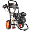 image:imageVEVOR Gas Pressure Washer 2900 PSI and 185 Max GPM Upgrade Aluminum Pump with Spray Gun and Wand 4 Nozzle Set Gas Powered Pressure Washer for Cars Fences Driveways Homes Patios Furniture2900PSI  Vertical