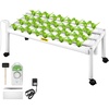 image:imageVEVOR Hydroponics Growing System Kit 3Tier 90 Sites UPVC Pipe Hydroponic Grow Kit with Timed Irrigation Sun amp Light Blocking Pipes Indoor Home Garden Vegetable Planting Grow Kits for Fruit HerbWhite