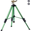 image:imageVEVOR Impact Sprinkler on Tripod Base Heavy Duty Tripod Sprinklers with Brass Head amp 34 Connector 360 Degree Large Area Coverage Irrigation Sprinkler Adjustable Heights for Yard Green1PC