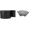 image:imageVEVOR Landscape Edging 10 inch Depth 150 ft Total Length Recycled HDPE Coiled Terrace Board Flexible Bender Border amp EasyFlex 10 in Landscape Anchoring Stake Pack