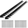 image:imageVEVOR Landscape Edging 100 ft x 15 in Plastic Garden Border Edging with 120 Spikes No Dig Flexible Lawn Edgings Roll UVResistant Mini Fence Borders Pathway Edgings for Flower Beds Yard Paver60ft17inLshaped