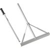 image:imageVEVOR Landscape Rake 36 Head Aluminum Lake Weed Rake with 75 Long Handle for Loosening Soil Lawn Care Weeding Lake Garden Silver60 inch
