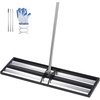image:imageVEVOR Lawn Leveling Rake 36x10 Level Lawn Tool HeavyDuty Lawn Leveler with 78 Steel Extended Handle Yard Leveling Rake Suit for Garden Golf Lawn Farm104884in with Roller