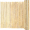 image:imageVEVOR Natural Rolled Bamboo Fence EcoFriendly Privacy Screen  6 ft H x 8 ft L x 075 in D Decorative for Garden Backyard Balcony Patio Pool SideSlat Fence