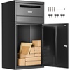 image:imageVEVOR Package Delivery Boxes for Outside Extra Large Mailbox with Coded Lock Galvanized Steel Wall Mounted Mailboxes 173x138x228 AntiTheft Baffle IPX3 Waterproof for Porch Curbside128D x 197W x 358H