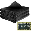image:imageVEVOR Pond Liner 15 x 15 ft 45 Mil EPDM Rubber Fish Koi Pond Liner and Underlayment Combo Easy to Cut Durable amp Leakproof for Outdoor Ponds Water Garden Waterfall Fishpond Fountains Black25 x 30 ft