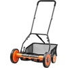 image:imageVEVOR Push Reel Lawn Mower 14 inch 5 Blades Manual Push Mower No Motor 06175 in Adjustable Cutting Height WalkBehind Lawn Mowers with Grass Catcher Bag for Green Lawns Driveways Courtyards18 inch