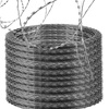 image:imageVEVOR Razor Wires 246 ft Razor Barbed Wire 5 Rolls Razor Wire Fencing Razor Fence Razor Ribbon Barbed Wire Galvanized Razor Wire Fence Rolls Razor for Garden500FT