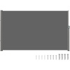 image:imageVEVOR Retractable Side Awning UV 50 118 x 71 Retractable Patio Screen Waterproof 280 g Thicken Folding Room Divider Wind Screen for Privacy Garden Outdoor Patio and Terrace BlackGray
