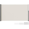 image:imageVEVOR Retractable Side Awning UV 50 118 x 71 Retractable Patio Screen Waterproof 280 g Thicken Folding Room Divider Wind Screen for Privacy Garden Outdoor Patio and Terrace BlackBeige