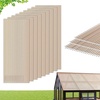 image:imageVEVOR Roof Panels 12Pcs Polycarbonate Roofing Panels Double Layer High Impact Corrugated Plastic Greenhouse Replacement Cover Waterproof for Gazebos Chicken Coops Home Garden 5 x 2 x 024
