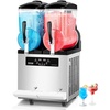 image:imageVEVOR Slushie Machine 12L317Gal x 4 Tank Commercial Slushy Maker Frozen Drink Maker with SelfCleaning Margarita Machine for Restaurants Bars Party for Slushie Margaritas Milkshake amp More24L