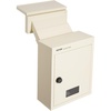 image:imageVEVOR Through The Wall Drop Box Deposit Safe 125x63x169 Rainproof Heavy Duty Steel Mailbox with Combination Lock for Wall Thickness 2879 Home Office Locking Wall Mount Mail Drop Box BlackBeige