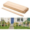 image:imageVEVOR Wooden Garden Stakes 25 Pcs 48x05x069 in Survey Grading Stakes Garden Ground Stake with Sharp Point Fir Wood Plant Support Stake Sign Posts for Silt Fence Backyard Boundaries Baselines05 x 15 x 24in25pcs