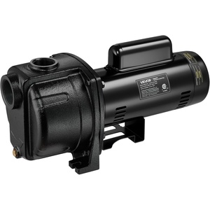 image:imageVEVOR 1 HP Shallow Well Jet Pump AC 115230 Volt 1400 GPH Dual Voltage Cast Iron Well Jet Pump with 164 ft Max Head Lift Automatic Pressure Switch for Garden Irrigation Lawn Sprinkler System2 HP