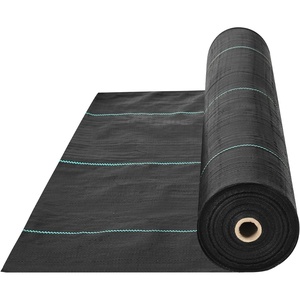 image:imageVEVOR 3x100FT 32oz Weed Barrier Fabric Heavy Duty Landscape Fabric Weed Blocker Fabric Garden Weed Mat Lawn Fabric Weed Control Fabric Driveway Fabric Ground Cover Woven Landscape Cloth Black3FT300FT32OZ