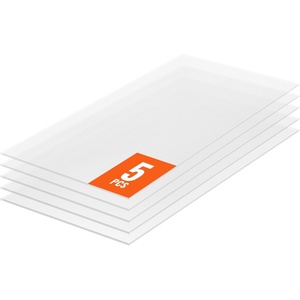 image:imageVEVOR 6 Pack Polycarbonate Greenhouse Panels 396 x 198 x 0157Roof Panels Sheets Waterproof UV Protected Corrugated Plastic Roofing Impact Resistance Clear Roofing Sheets for GreenhouseGarden5PCS  4FT  2FT  032IN