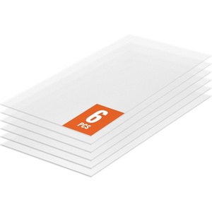 image:imageVEVOR 6 Pack Polycarbonate Greenhouse Panels 396 x 198 x 0157Roof Panels Sheets Waterproof UV Protected Corrugated Plastic Roofing Impact Resistance Clear Roofing Sheets for GreenhouseGarden6PCS  4FT  2FT  016IN