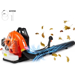 image:imageVEVOR 63CC Backpack Leaf Blower Gas Powered 189L Tank Delivers 1110CFM amp 220MPH Perfect for Garden Maintenance Clearing Leaves amp Snow79CC Backpack