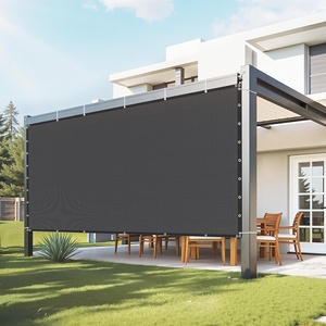 image:imageVEVOR 90 Sun Shade Cloth 8 x 12 ft Pergola Shade Cover with Stainless Steel Grommets Sun Shades Canopy Privacy Screen with 140 GSM HDPE Material for Outdoor Patio Garden and Backyard Brown8 x 12 ft Black