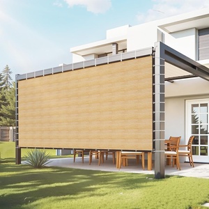 image:imageVEVOR 90 Sun Shade Cloth 8 x 12 ft Pergola Shade Cover with Stainless Steel Grommets Sun Shades Canopy Privacy Screen with 140 GSM HDPE Material for Outdoor Patio Garden and Backyard Brown12 x 20 ft Beige