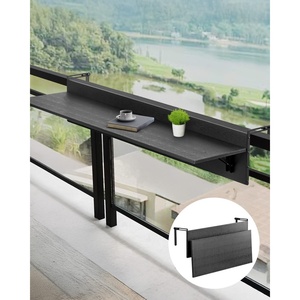 image:imageVEVOR Balcony Hanging Table 24 x 16 inch Metal Folding Balcony Railing Table 5Level Adjustable Fit Railing from 1 to 47 Serving for Outdoor Bar Patio amp Deck315 x 12 inch
