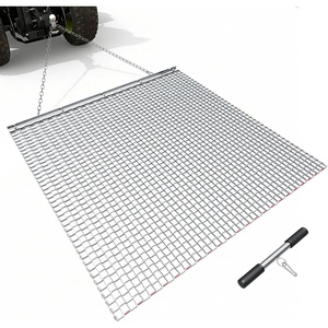 image:imageVEVOR Baseball Field Drag Mat Field Drag Yard Drag for ATVs UTVs Tractors Durable Galvanized Steel Mesh Drag Mat with Towing Chain for Gravel Driveway Ruts Farm Field Leveling4803 x 4803 x 039