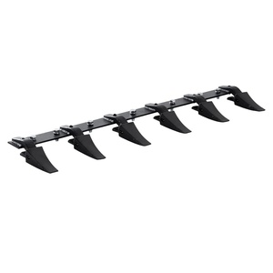 image:imageVEVOR Bucket Tooth Bar 60 Heavy Duty Tractor Bucket 7 Teeth Bar for Loader Tractor Skidsteer 4560 lbs LoadBearing Capacity Bolt On Design for Efficient Soil Excavation and Bucket Protection48in
